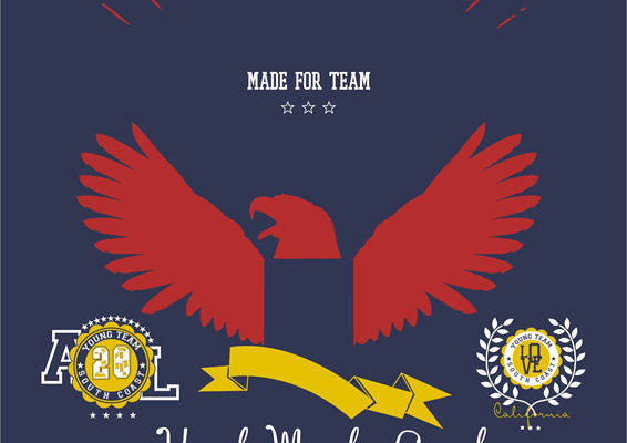 手工裁片印花服装：团队精神的象征