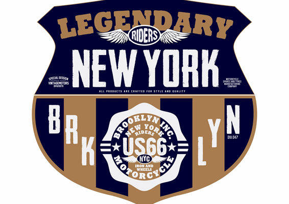 纽约传奇骑手裁片印花服装:经典与时尚的完美结合