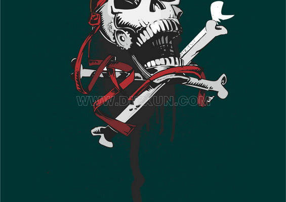 独特骷髅头裁片印花服装：展现个性与叛逆风格