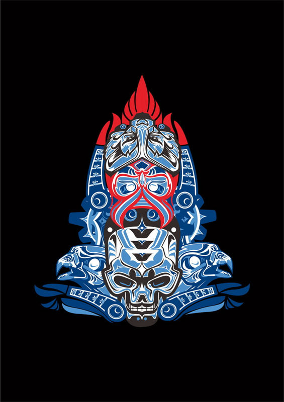 探索神秘图腾的裁片印花服装艺术