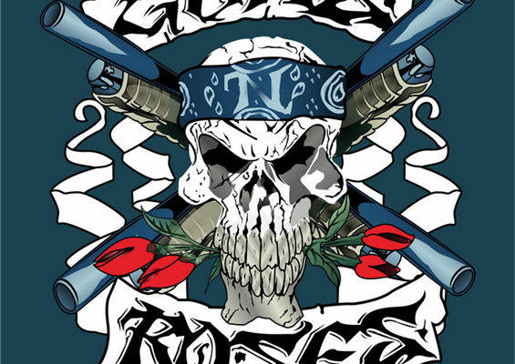 时尚街头风格骷髅头裁片印花服装印花设计