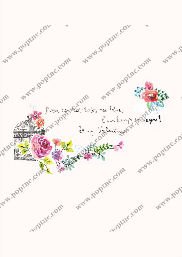 浪漫花卉裁片印花服装:情人节的完美选择