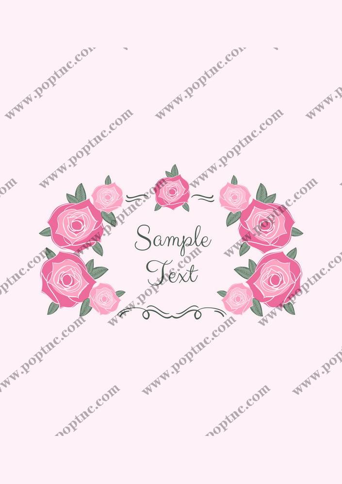 浪漫粉色玫瑰裁片印花服装,展现女性优雅魅力