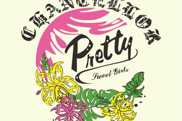 甜美女孩专属：时尚花卉裁片印花服装印花设计