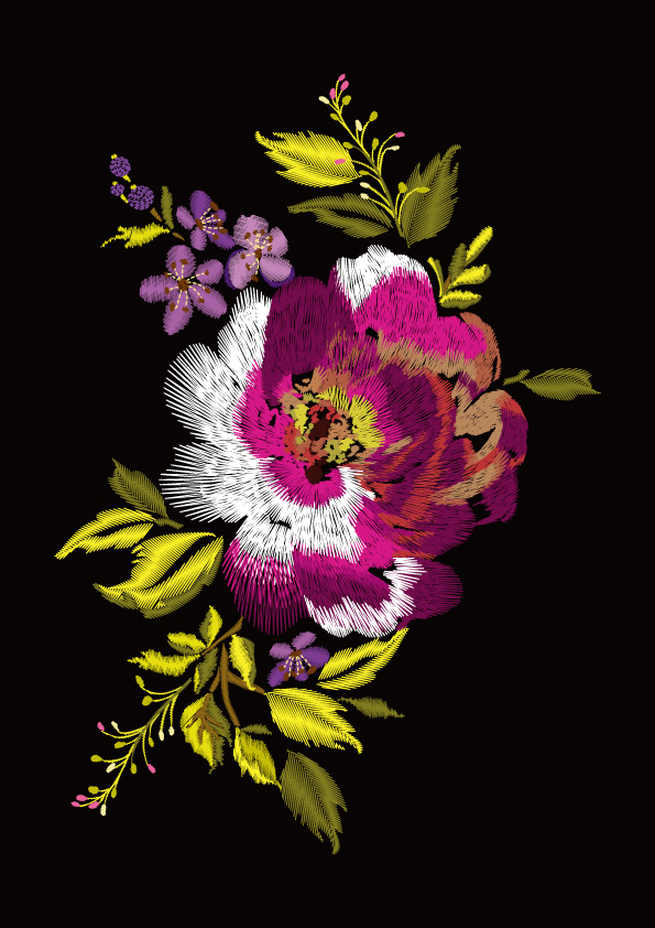 时尚花卉裁片印花服装，绽放自然之美