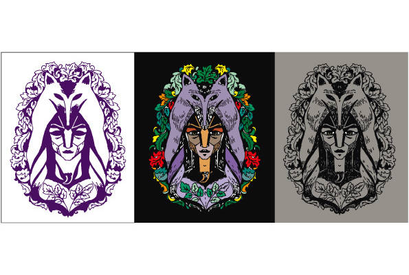 神秘狼头裁片印花服装:展现个性与艺术的完美融合