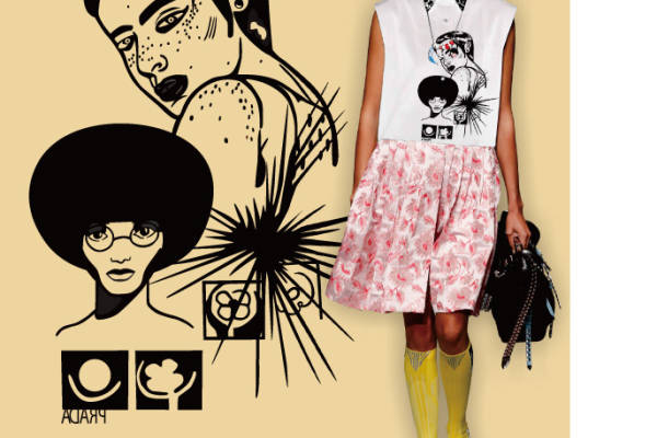 探索Prada裁片印花服装的独特艺术风格与时尚魅力