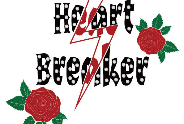 时尚潮流心形裁片印花服装 个性玫瑰图案服装印花设计