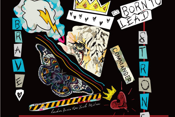 时尚街头风裁片印花服装：勇敢与坚强的象征