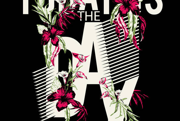 时尚花卉裁片印花服装，今日即是美好时光