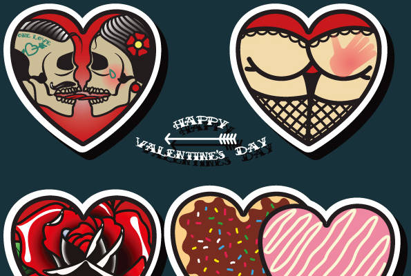 情人节主题裁片印花服装:心形图案的浪漫表达