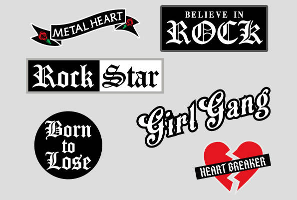 摇滚风格裁片印花服装：展现个性与自由的时尚选择