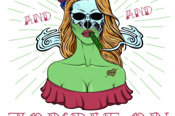 时尚骷髅头裁片印花服装 展现个性与冷静的完美结合