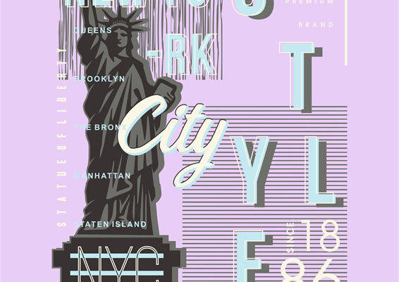 纽约城市精神裁片印花服装：展现不屈不挠的都市风采