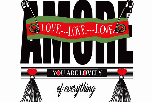 时尚裁片印花服装:爱的力量,让你在一切中闪耀