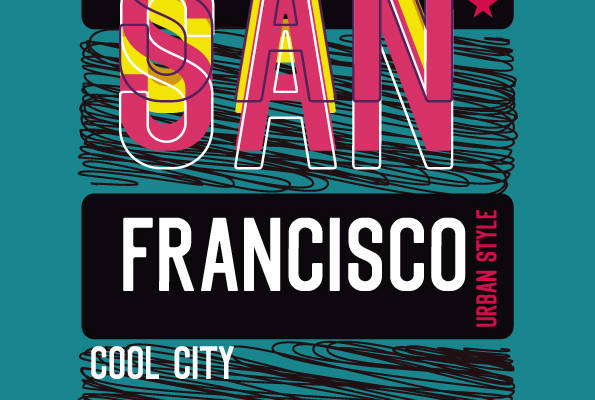 旧金山城市风格裁片印花服装：复古与现代的完美结合