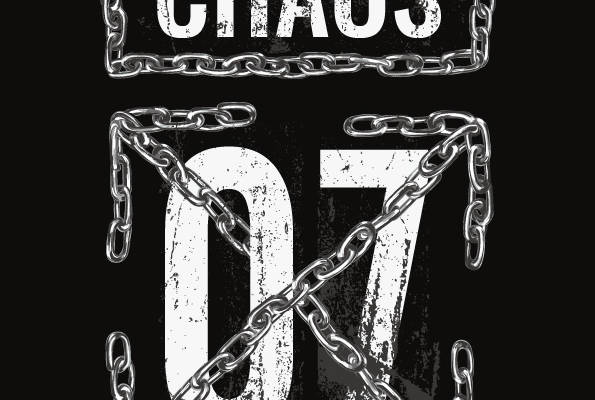 探索街头潮流：'CHAOS 07'裁片印花服装印花设计