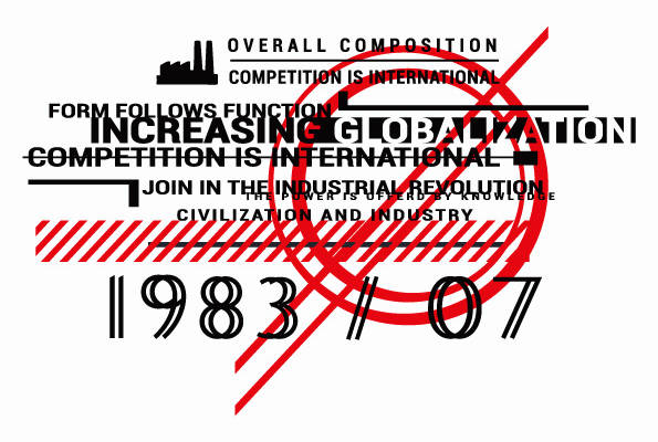 探索1983年全球竞争裁片印花服装的时尚革命