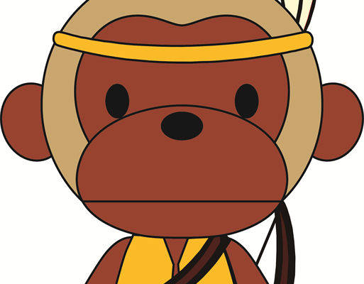 可爱印第安风格裁片印花服装,增添童趣与活力