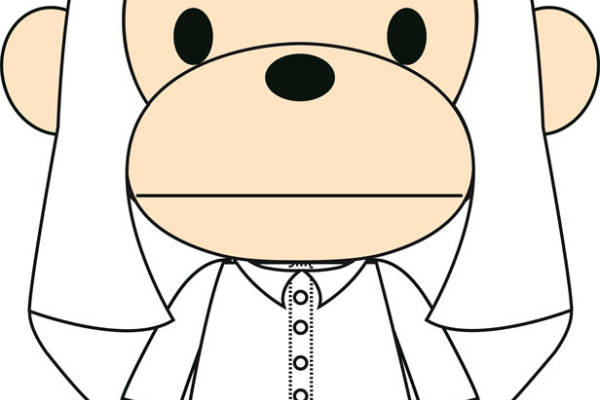 可爱卡通猪形象裁片印花服装印花设计