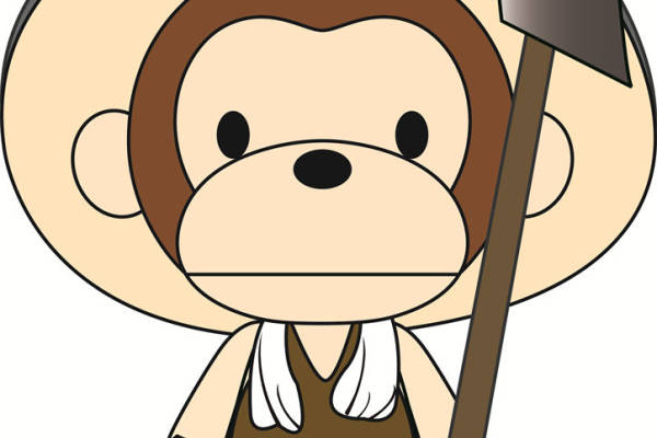 可爱卡通猴子裁片印花服装，打造独特个性风格