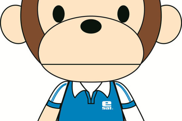 可爱卡通猴子裁片印花服装印花设计