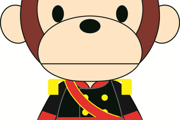 可爱猴子裁片印花服装:时尚与趣味的完美结合