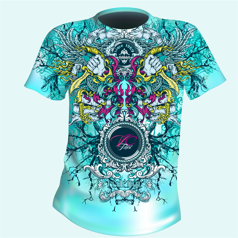 独特孔雀羽毛图案面料印花服装 展现个性魅力