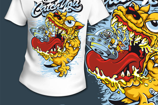 创意漫画风格服装印花:捕捉你的视觉焦点