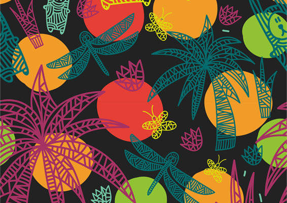 探索自然之美:鲜艳多彩的服装印花面料设计