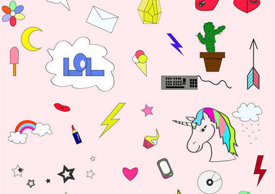 梦幻少女心面料印花，打造可爱服装印花新潮流