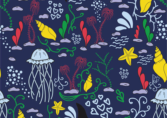 探索深海奥秘:海洋生物面料印花服装设计