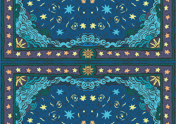 深海星空主题服装印花面料,时尚与神秘的完美结合