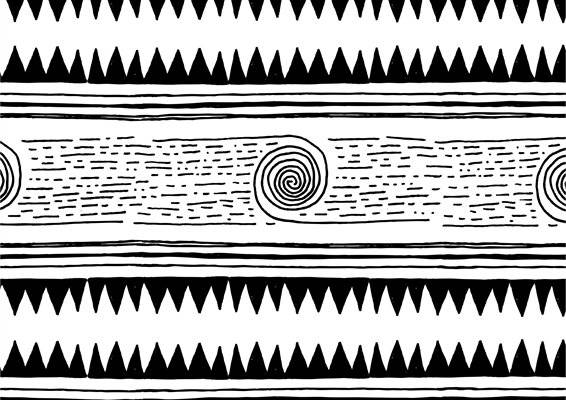 现代抽象几何图案面料印花,打造独特服装印花风格