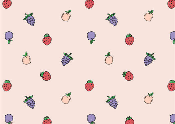 清新水果图案面料印花，打造夏日活力服装印花设计