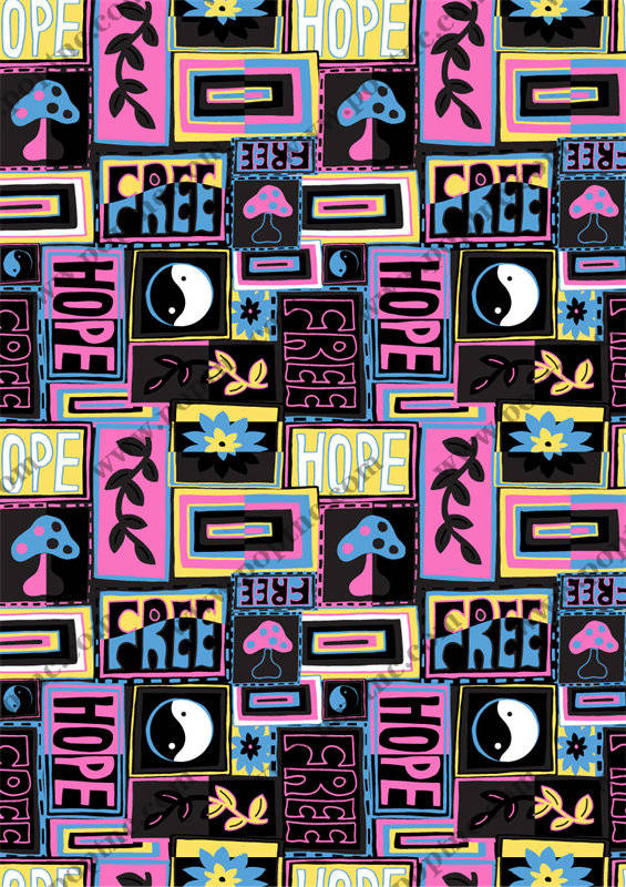 时尚潮流:探索多彩希望主题服装印花面料