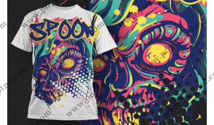 炫彩街头风格裁片印花服装,展现个性与活力