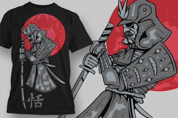 武士风格裁片印花服装:展现独特个性与文化韵味