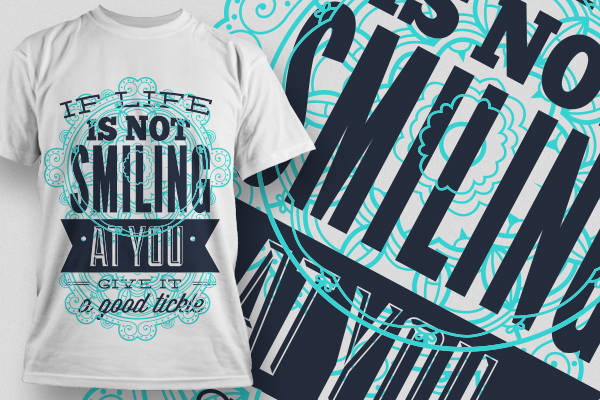 时尚个性裁片印花服装：让生活充满微笑的创意印花T恤