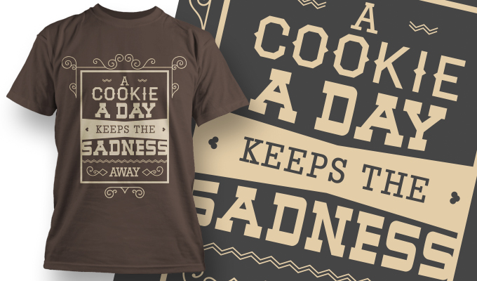 创意裁片印花服装：'A Cookie A Day' 让快乐常伴
