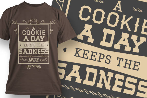 创意裁片印花服装:'A Cookie A Day' 让快乐常伴