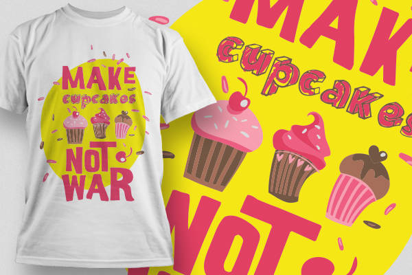 创意裁片印花服装:让甜蜜纸杯蛋糕点亮你的衣橱