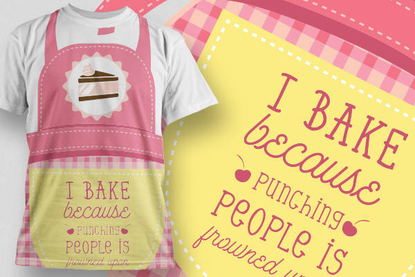 创意裁片印花服装：烘焙爱好者的幽默选择