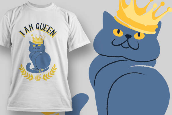 时尚猫咪裁片印花服装，展现个性魅力