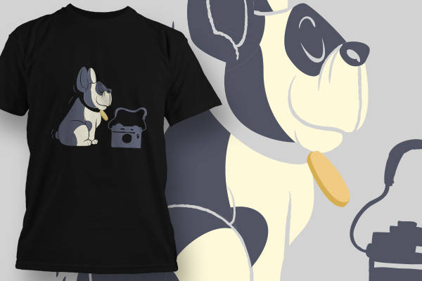 可爱狗狗裁片印花服装：时尚与趣味的完美结合