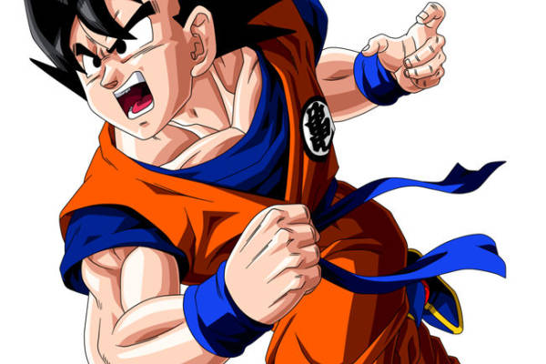 经典动漫角色悟空裁片印花服装印花设计