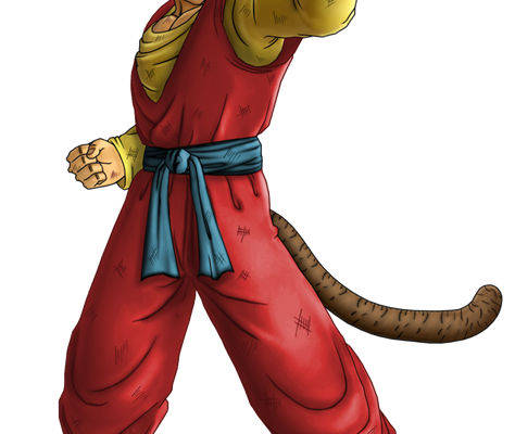 经典动漫角色裁片印花服装：孙悟空的战斗风格