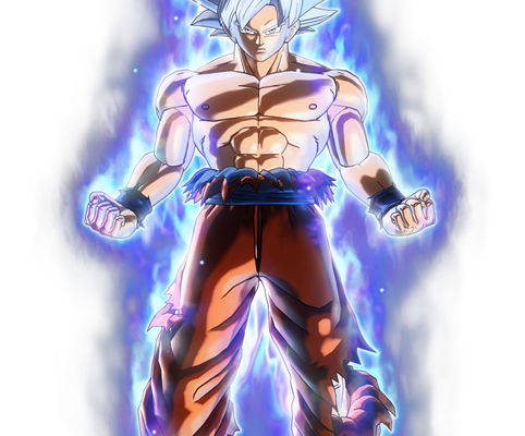 探索龙珠超裁片印花服装印花：悟空超级赛亚人形态