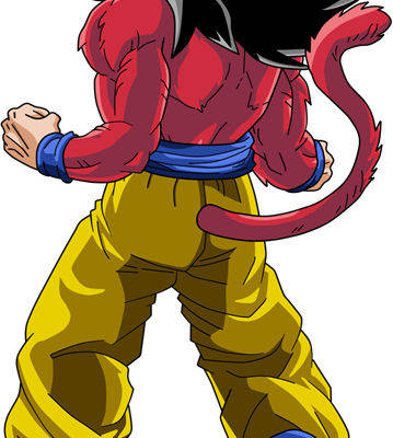 经典动漫裁片印花服装：孙悟空超级赛亚人形象