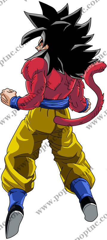 经典动漫裁片印花服装:孙悟空超级赛亚人形象